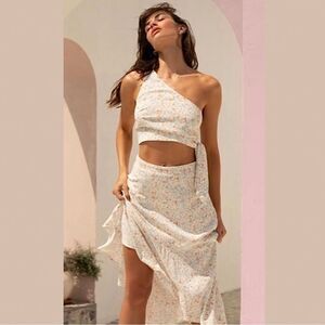 REVOLVE L*SPACE Heat Wave Skirt Wild Oleander Size M • NEW WITH TAGS •